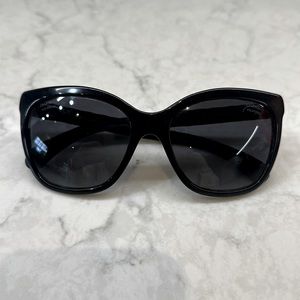 Chanel Quilted Black Women’s Sunglasses Square